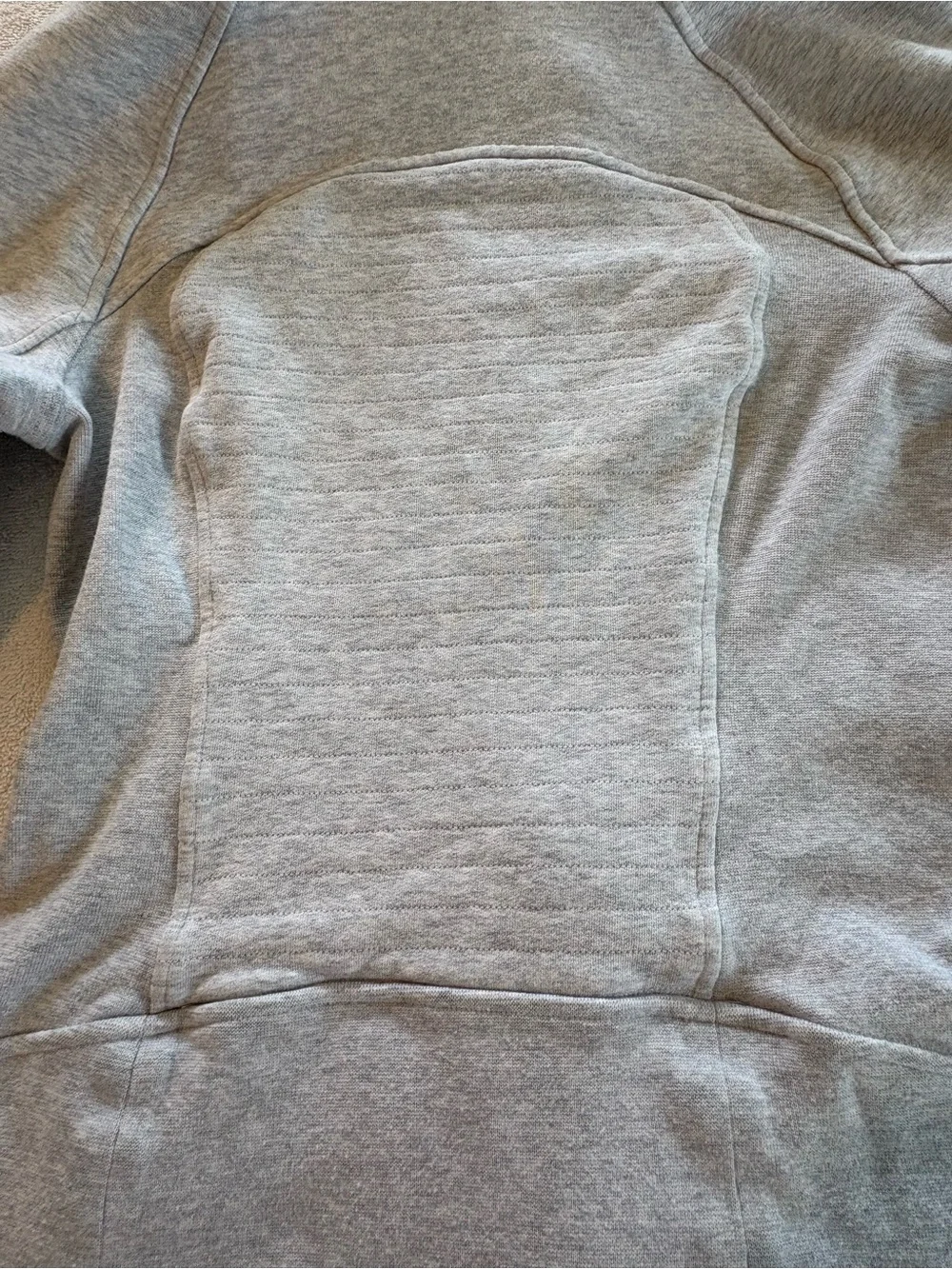 Lululemon Heathered Light Grey Radiant Hoodie Full Zip Size 4